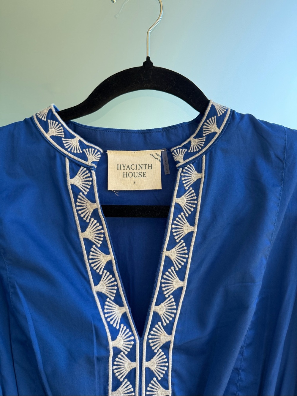 Hyacinth House Blue Summer Midi Dress - Picture 4 of 5